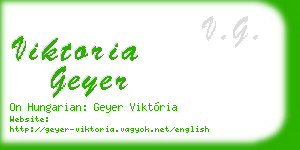 viktoria geyer business card